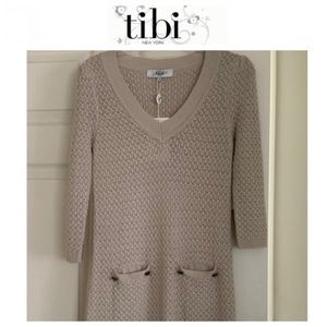 TIBI Knitted Sweater Dress